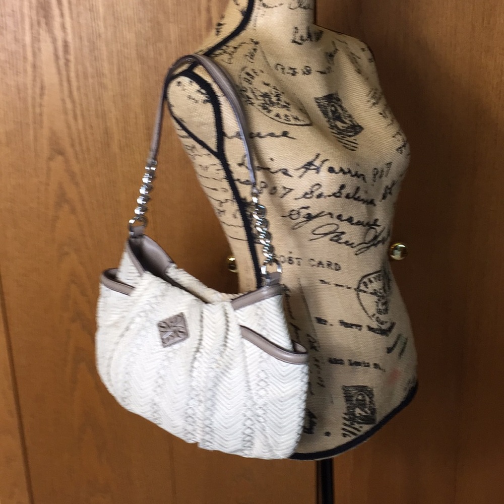 Vera Wang Purse Cream Taupe Bag Medium